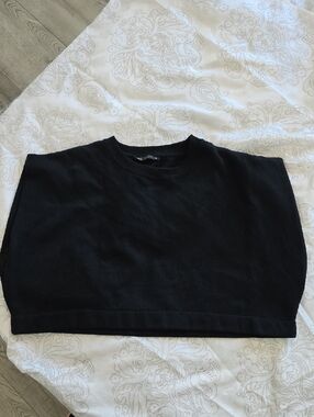 Zara Black Crop Top